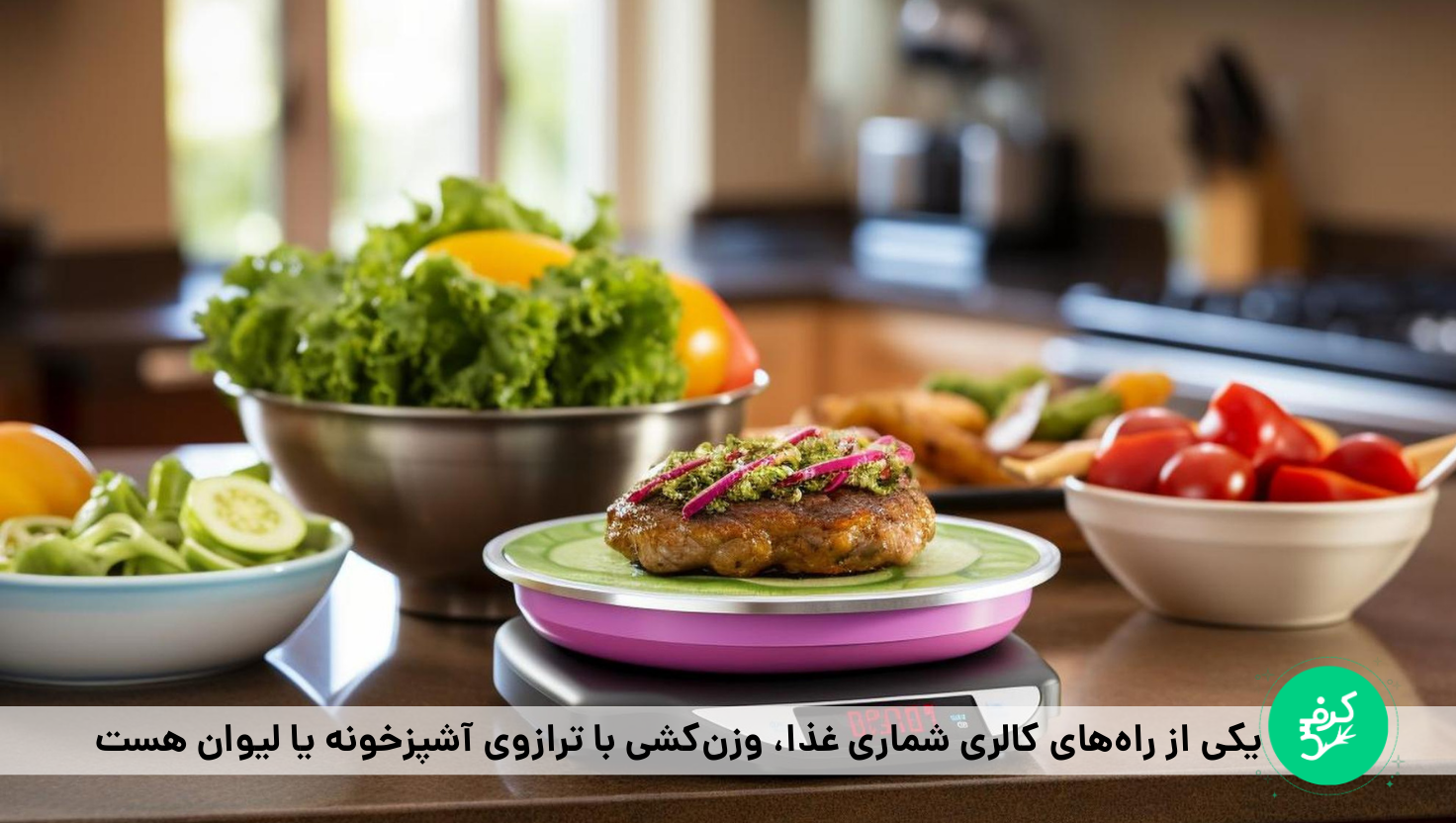 شمارش کالری با ترازوی اشپزخونه
