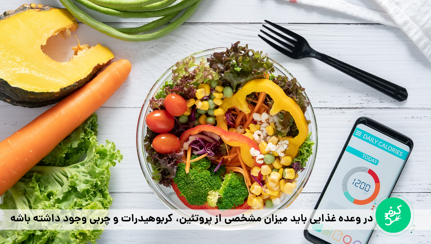 هر وعده شامل کالری مناسبی از پروتئین، کروبوهیدرات و چربی