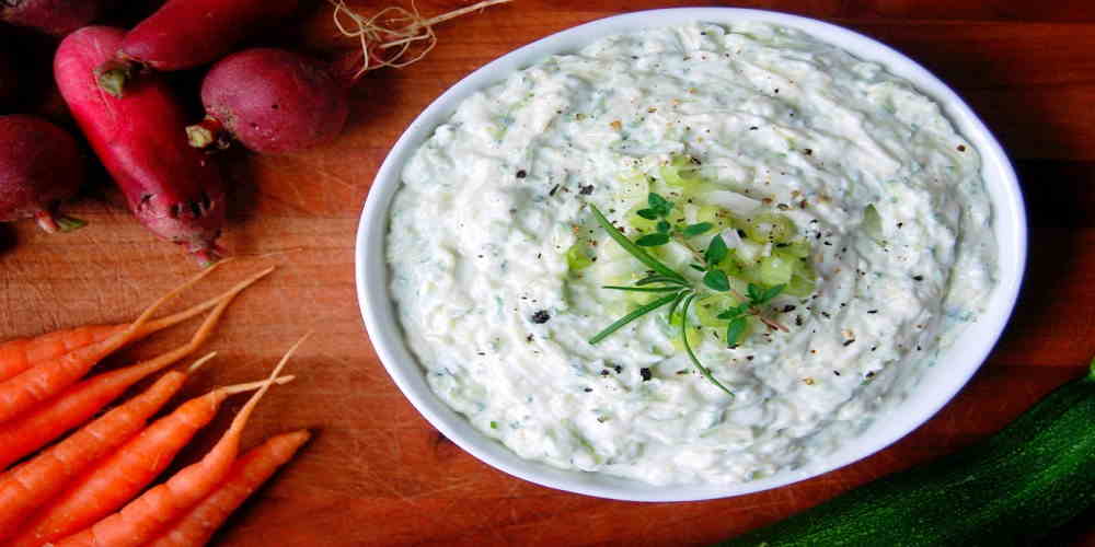 لاغری شکم و پهلو با کدو و ماست