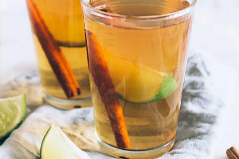 چای سبز و دارچین