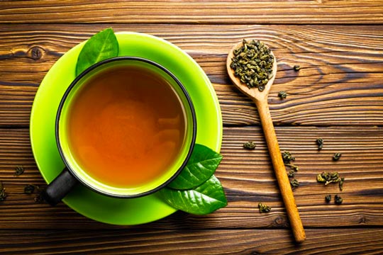 لاغری با چای سبز green tea