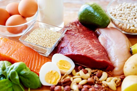 مواد غذایی حاوی پروتئین بالا
