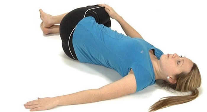  کشش قسمت تحتانی کمر برای درمان گودی کمر