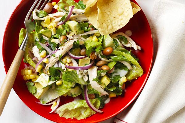 Chicken-and-bean-salad