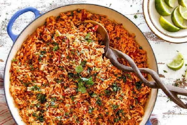 پلو مکزیکی، غذای تند و خوشمزه وگان
