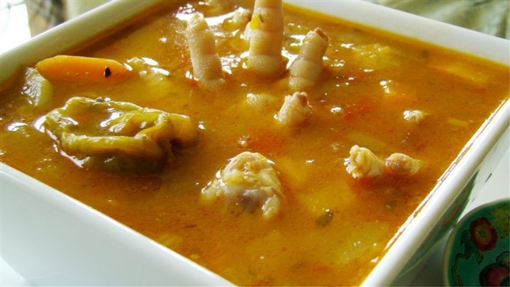 روش پخت سوپ پای مرغ با جو پرک با تمامی نکات