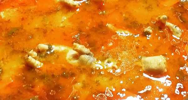آموزش پخت سوپ پای مرغ / طرز پختن سوپ پای مرغ 