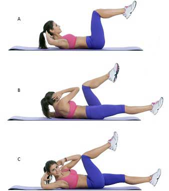 برنامه بدنسازی لاغری شکم و پهلو / ورزش در خانه برای لاغری شکم و پهلو /