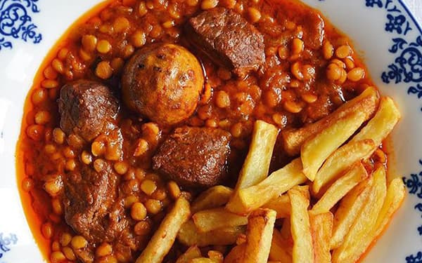 طرز تهیه قیمه برای 4 نفر / مقدار لپه برای هر نفر در قیمه 