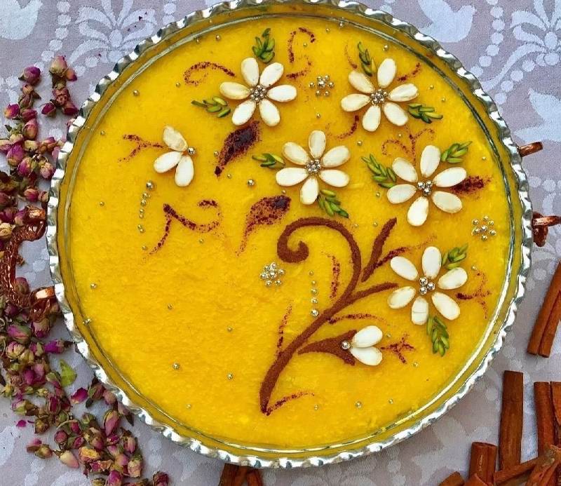 طرز تهیه شله زرد نذری برای 50 نفر / شله زرد نذری برای 20 نفر 