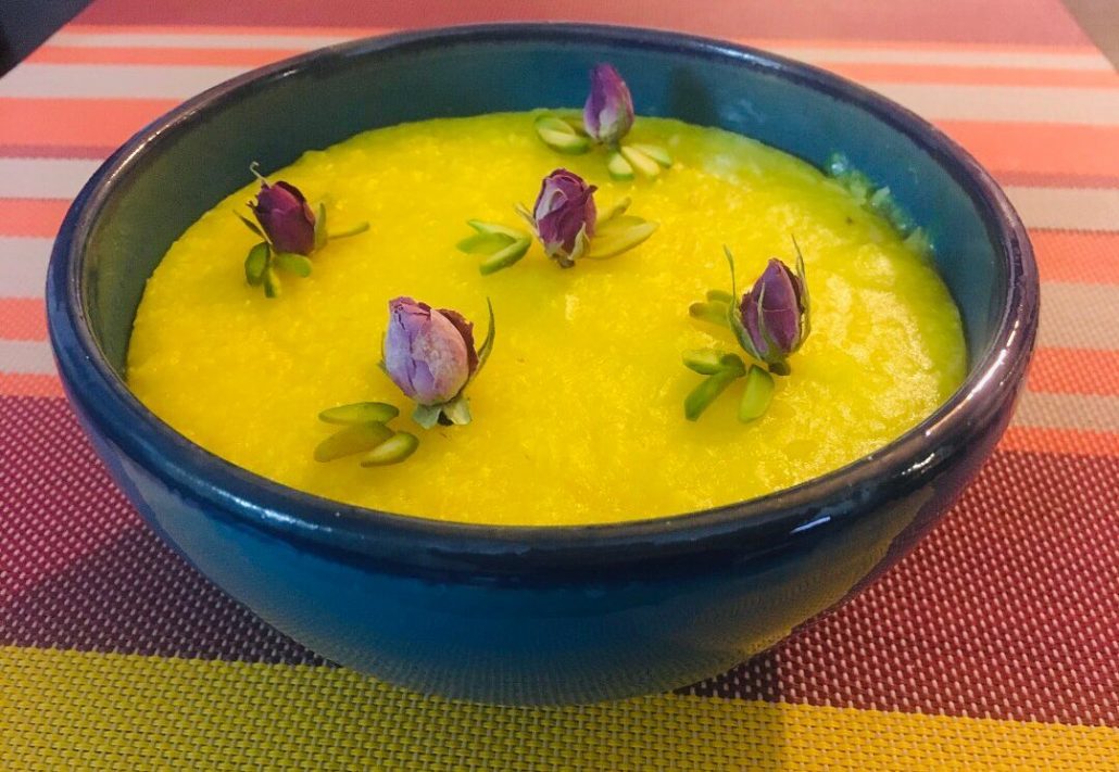 طرز تهیه شله زرد نذری برای 50 نفر