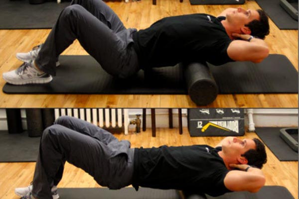 The fifth move for the lumbar hump