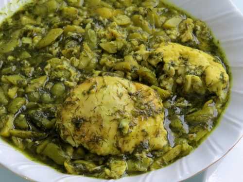 طرز تهیه باقلا قاتق با لپه باقالی