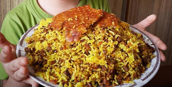 طرز تهیه ماش پلو با شوید