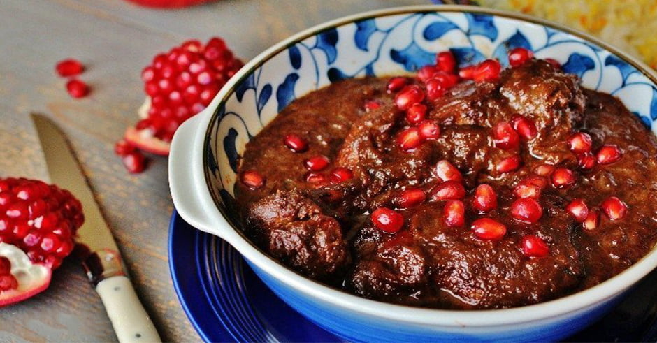 طرز تهیه خورش فسنجان مجلسی