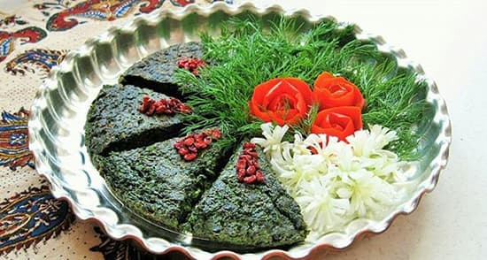 کوکو سبزی مجلسی