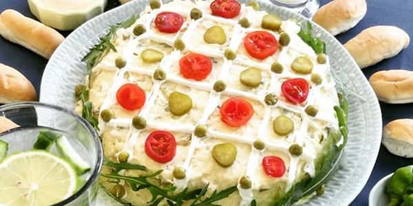 سالاد الویه مرغ مجلسی