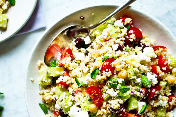 طرز تهيه سالاد كوس كوس