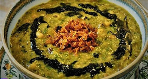 ترکیبات آش شله قلمکار