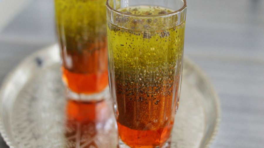 شربت خاکشیر با آبلیمو