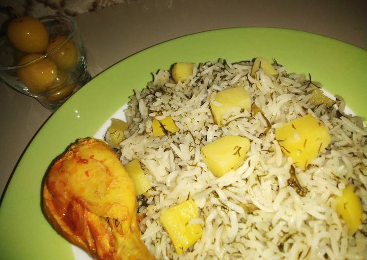 سیب پلو شیرازی