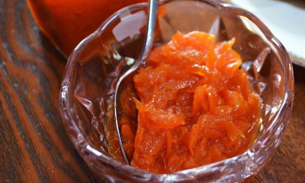 طرز تهیه مربای هویج با گردو