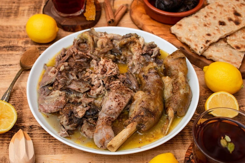 طرز پخت مغز کله پاچه در زودپز