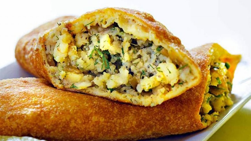 پیراشکی سیب زمینی با پنیر 