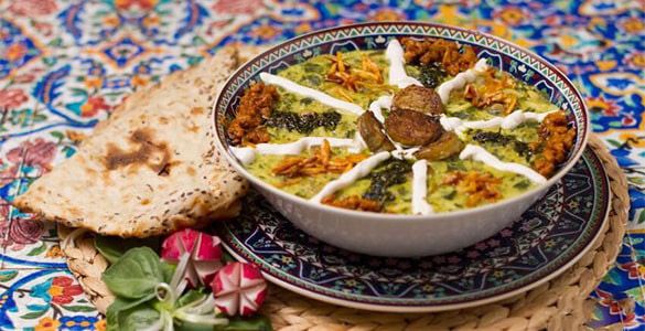 طرز تهیه آش جو با قلم گوساله