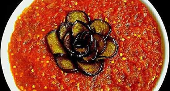 خوراک خاویار بادمجون 