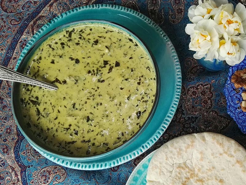طرز تهیه کله جوش با ماست بدون گوشت