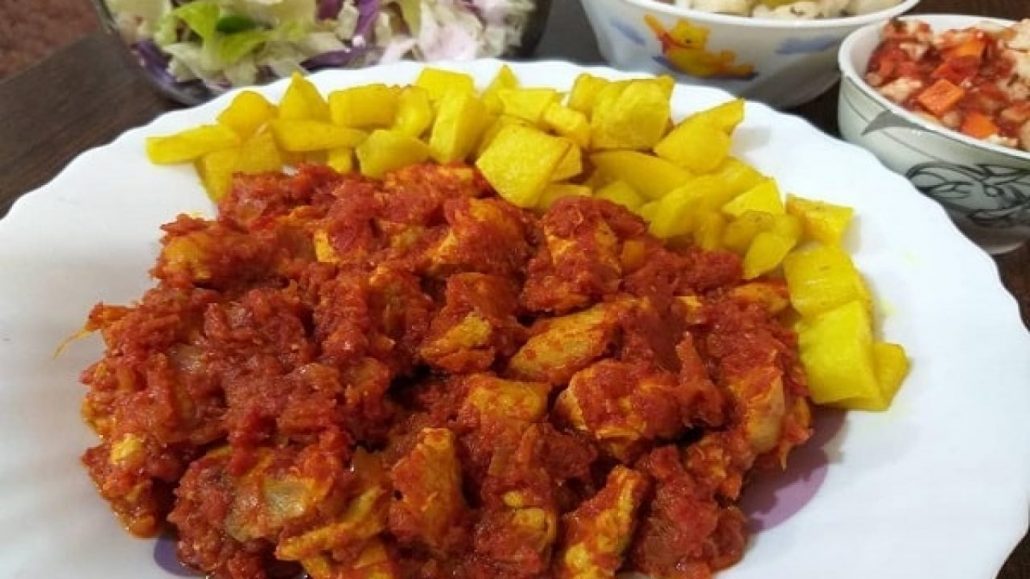 واویشکا مرغ ریش ریش