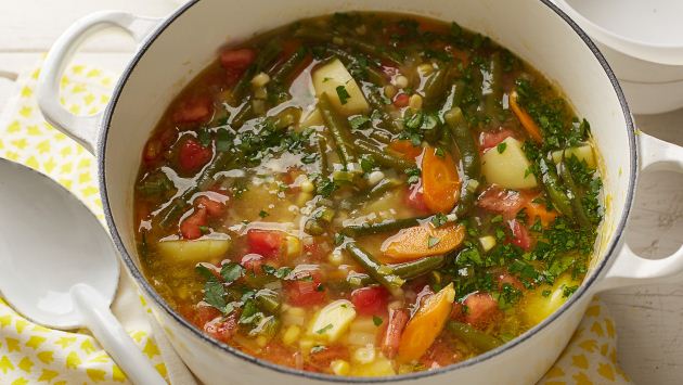 روش اول طرز تهیه سوپ سبزیجات رژیمی خوشمزه 