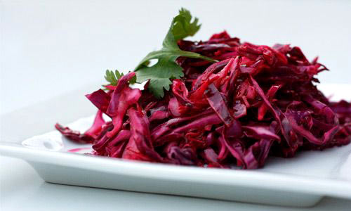 ترشی کلم قرمز خانگی 