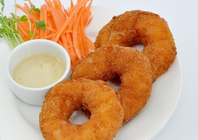 دونات مرغ و ژامبون