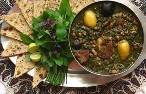 آبگوشت بزباش با کشک