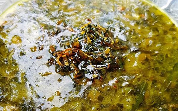 آش اوماج با آویشن