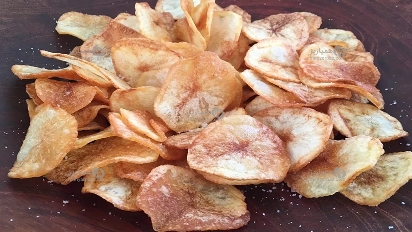 چيپس سيب زميني خانگی 