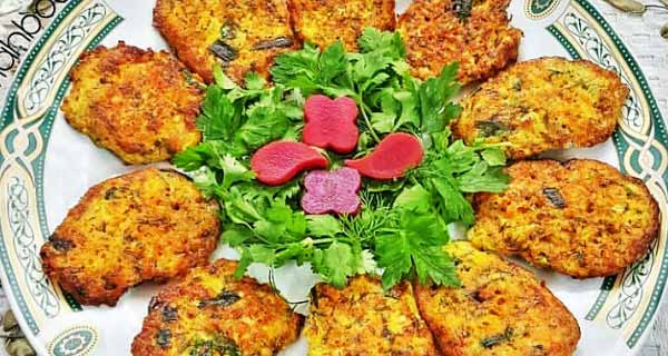 کوکوی کدو سبز و سیب زمینی خوشمزه