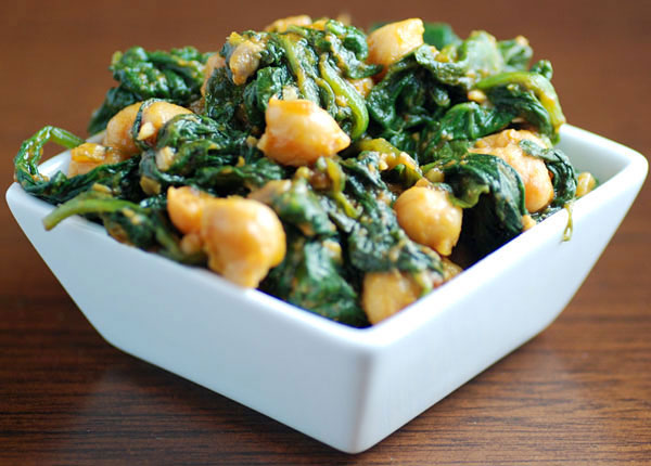 خوراک نخود با سبزیجات