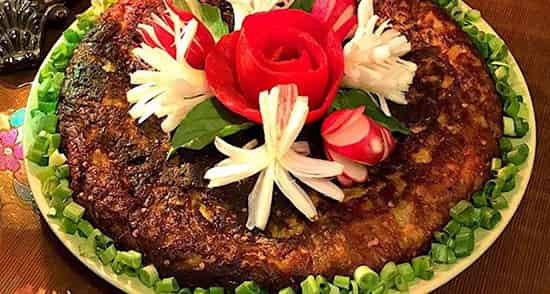 طرز تهیه کوکو بادمجان کبابی