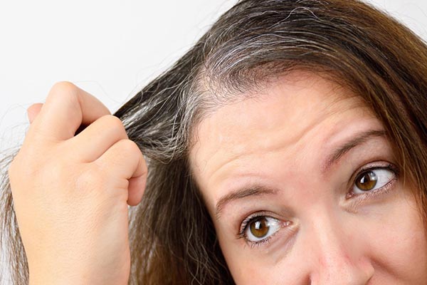 رنگ موی طبیعی برای موهای سفید