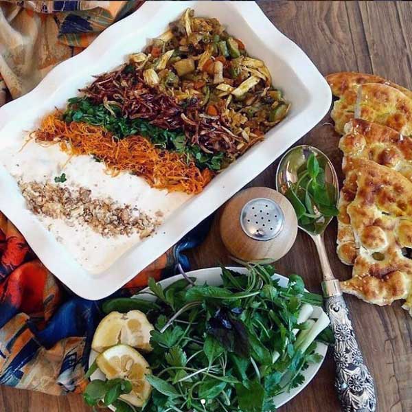 خوراک قفقازی مجلسی