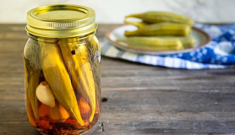 طرز تهیه ترشی بامیه شور