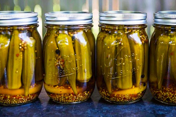ماندگاری ترشی بامیه ، فوت و فن ترشی بامیه ، انواع ترشی