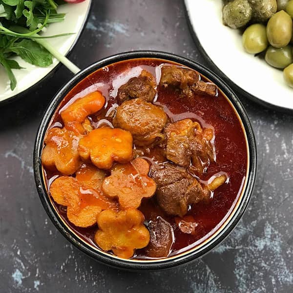 خورش به آلو با مرغ 