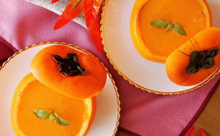 طرز تهیه دسر خرمالو با نشاسته ، خوراکی های شب یلدا