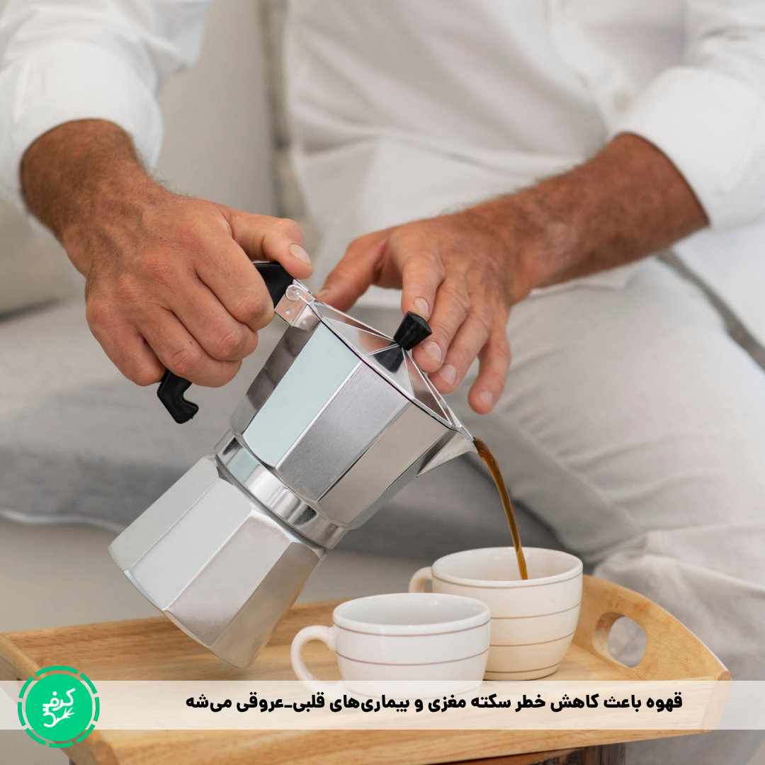 فواید قهوه برای پیشگیری از سکته قلبی