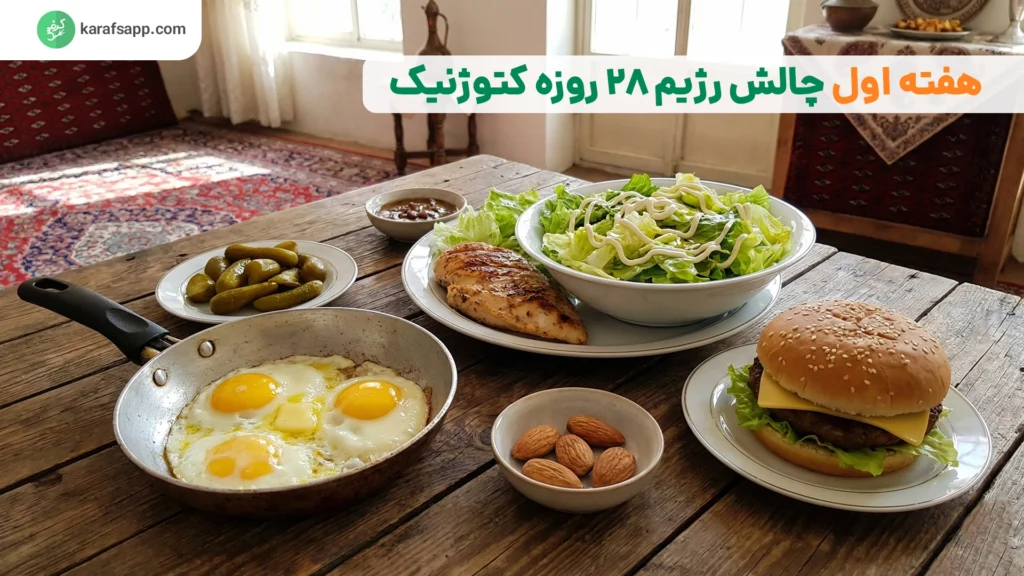 چالش رژیم کتوژنیک 28 روزه
