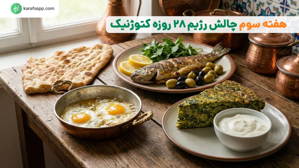 برنامه رژیم کتوژنیک 28 روزه